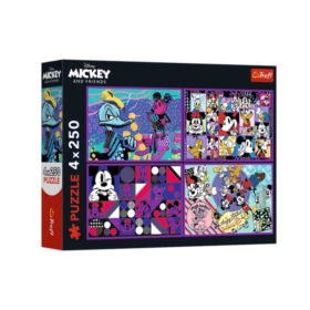 TREFL PUZZLE MYSZKA MIKI 4X250