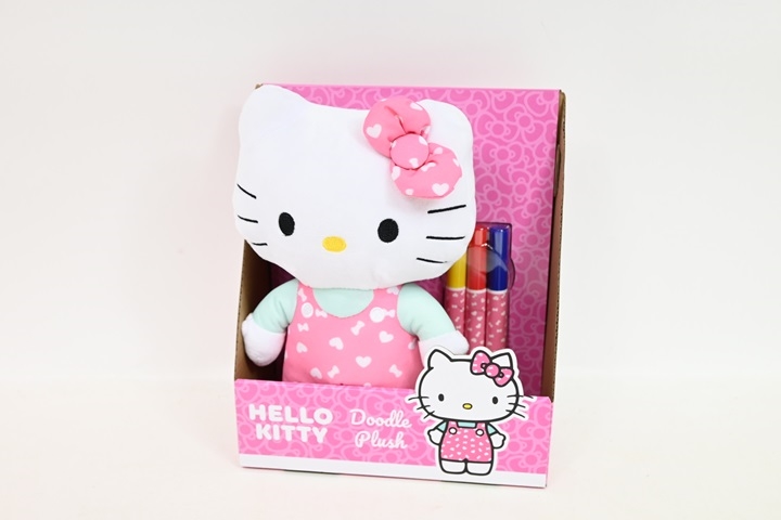 HELLO KITTY 25cm do malowania/różowa 65576