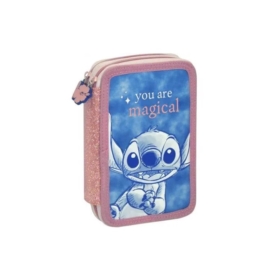 Stitch piórnik 2-komorowy z wyposaż. 77459