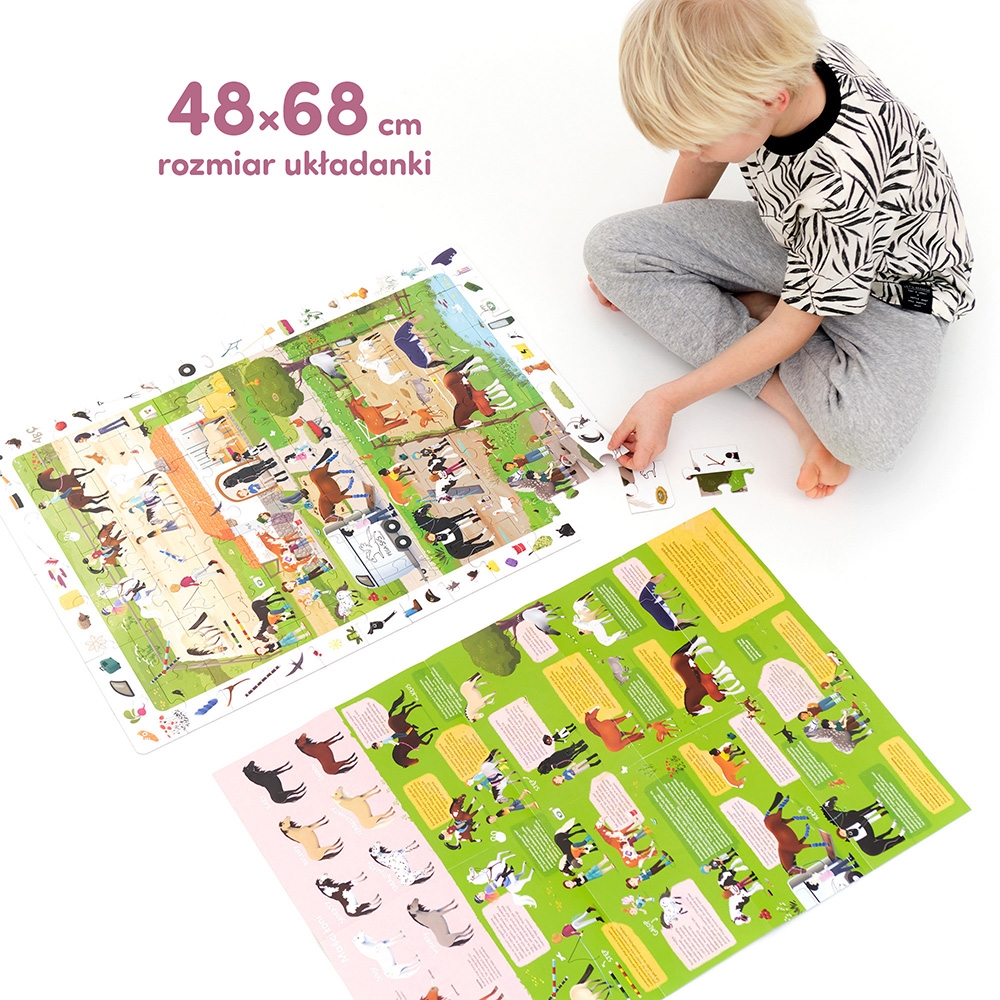 CZUCZU PUZZLE OBSERWACYJNE STADNINA KONI 5+