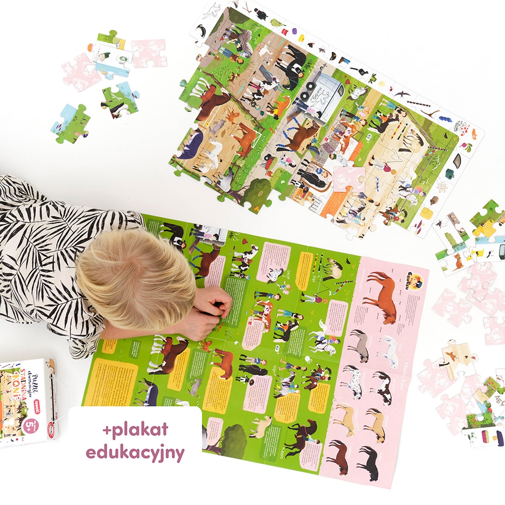 CZUCZU PUZZLE OBSERWACYJNE STADNINA KONI 5+