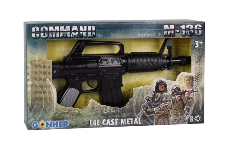 GONHER karabin maszynowy metal 8 naboi 136/6 13660