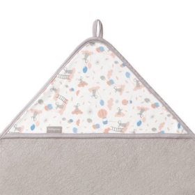BABYONO OKRYCIE KĄPIELOWE SZARE 100X100