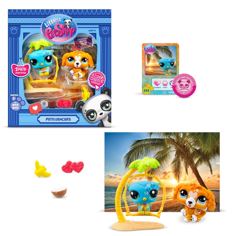 LITTLEST PET SHOP FIGURKA PETFLUENCERS 2PAK