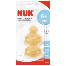 NUK SMOCZEK BUT. LATEKS 6-18 2 SZT