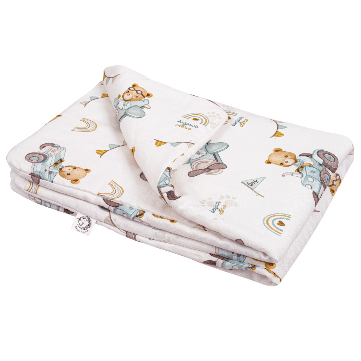 BONJOUR BAMBUSOWA KOŁDERKA TRAKTORY 100X135