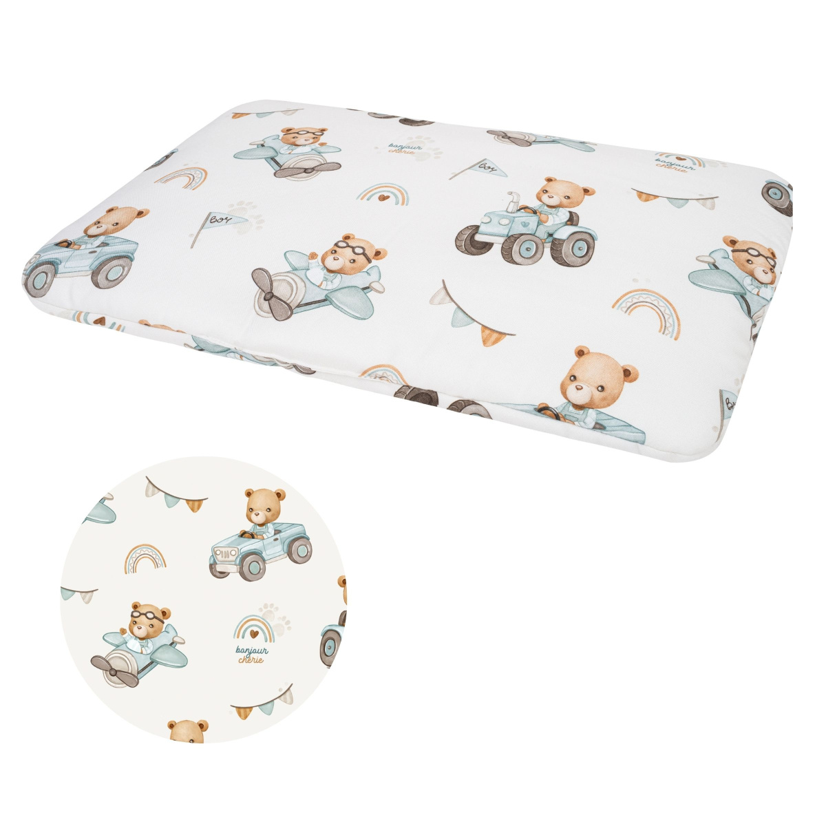 BONJOUR BAMBUSOWA PODUSZKA TRAKTORY 40X60