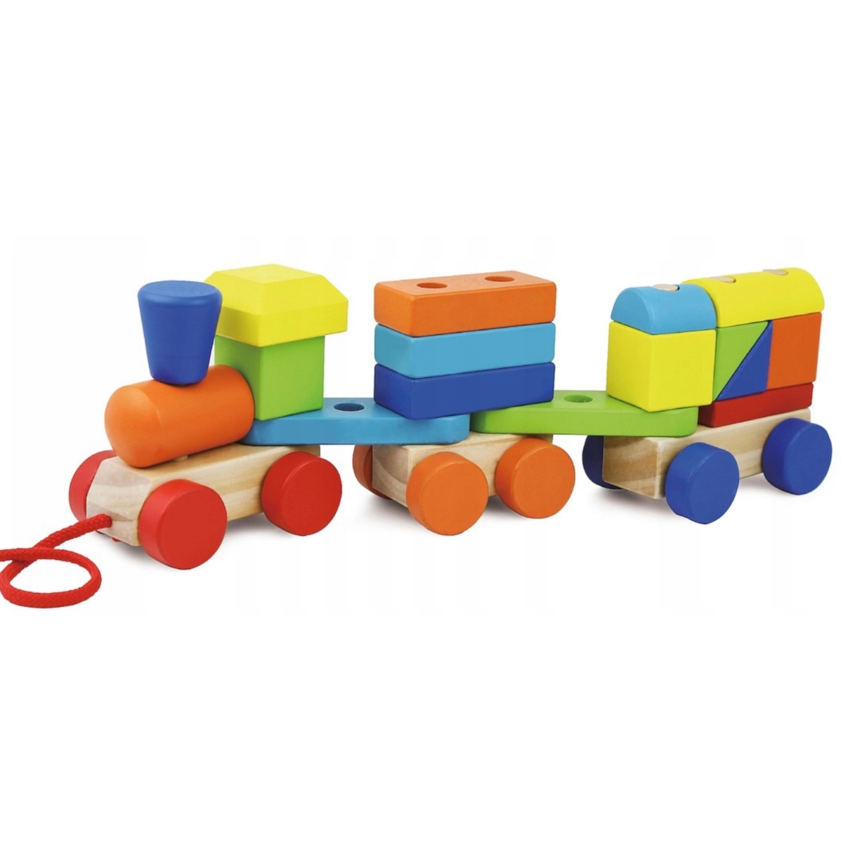 POCIĄG Z KLOCKAMI SMILY