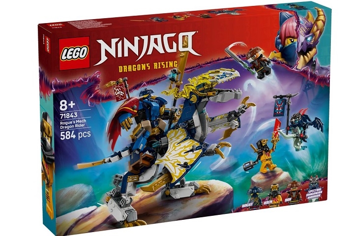 LEGO NINJAGO Mech smoczego jeźdźca Rogue’a 71843