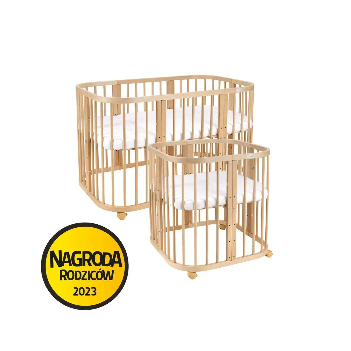 WALDIN ŁÓŻECZKO 7W1 KWADRATOWE NATURAL