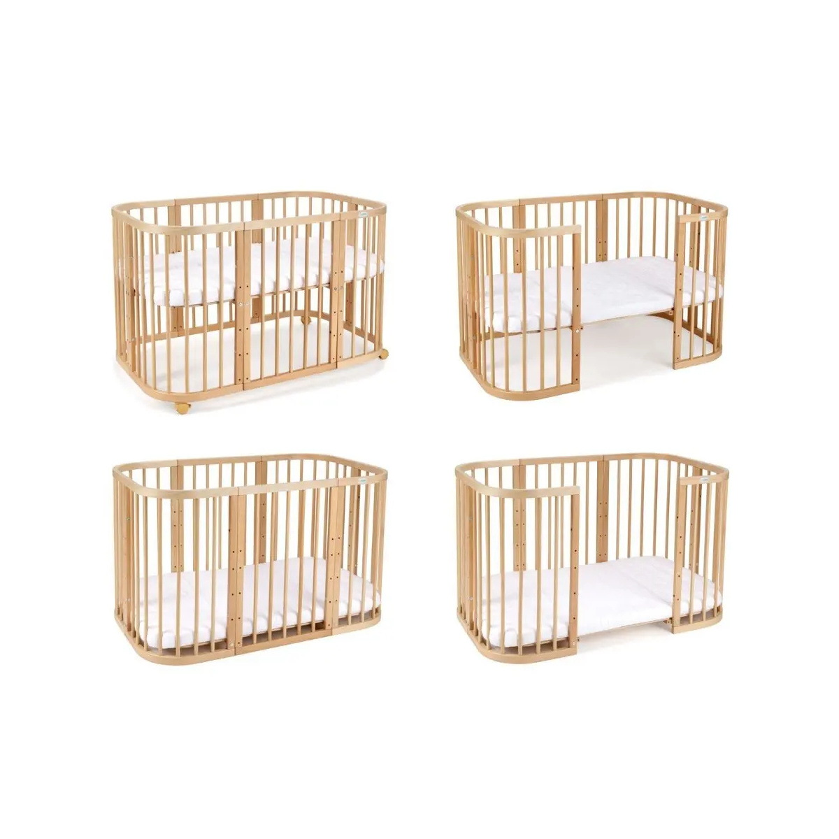 WALDIN ŁÓŻECZKO 7W1 KWADRATOWE NATURAL