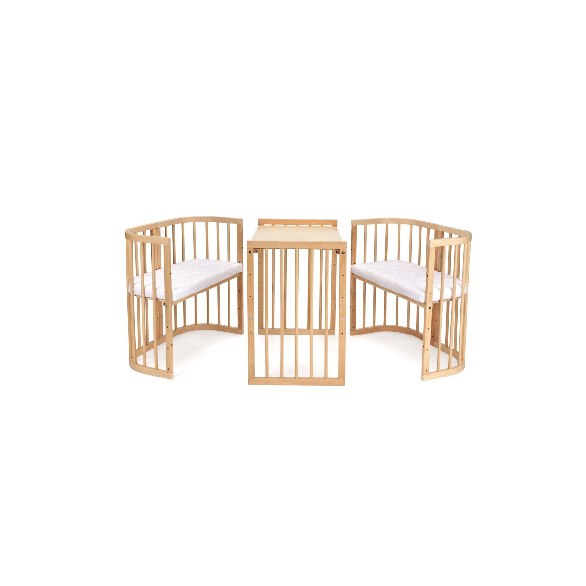 WALDIN ŁÓŻECZKO 7W1 KWADRATOWE NATURAL