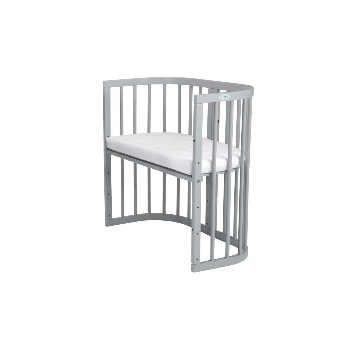 WALDIN ŁÓŻECZKO 7W1 KWADRATOWE SZARE