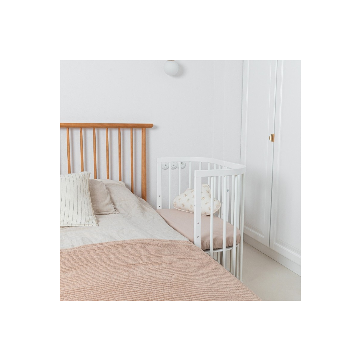 WALDIN ŁÓŻECZKO 7W1 KWADRATOWE BIAŁE