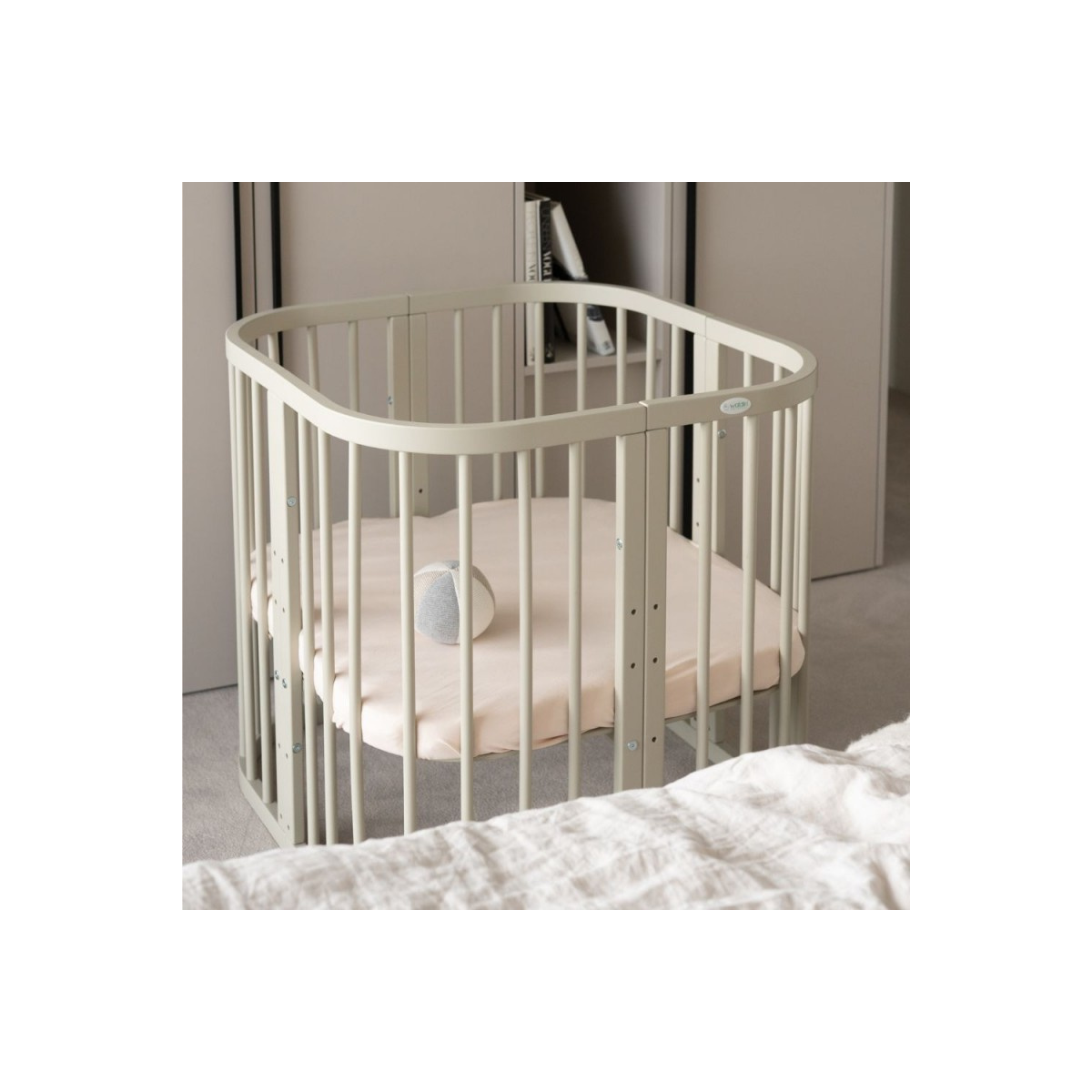 WALDIN ŁÓŻECZKO 7W1 KWADRATOWE OLIWKOWE