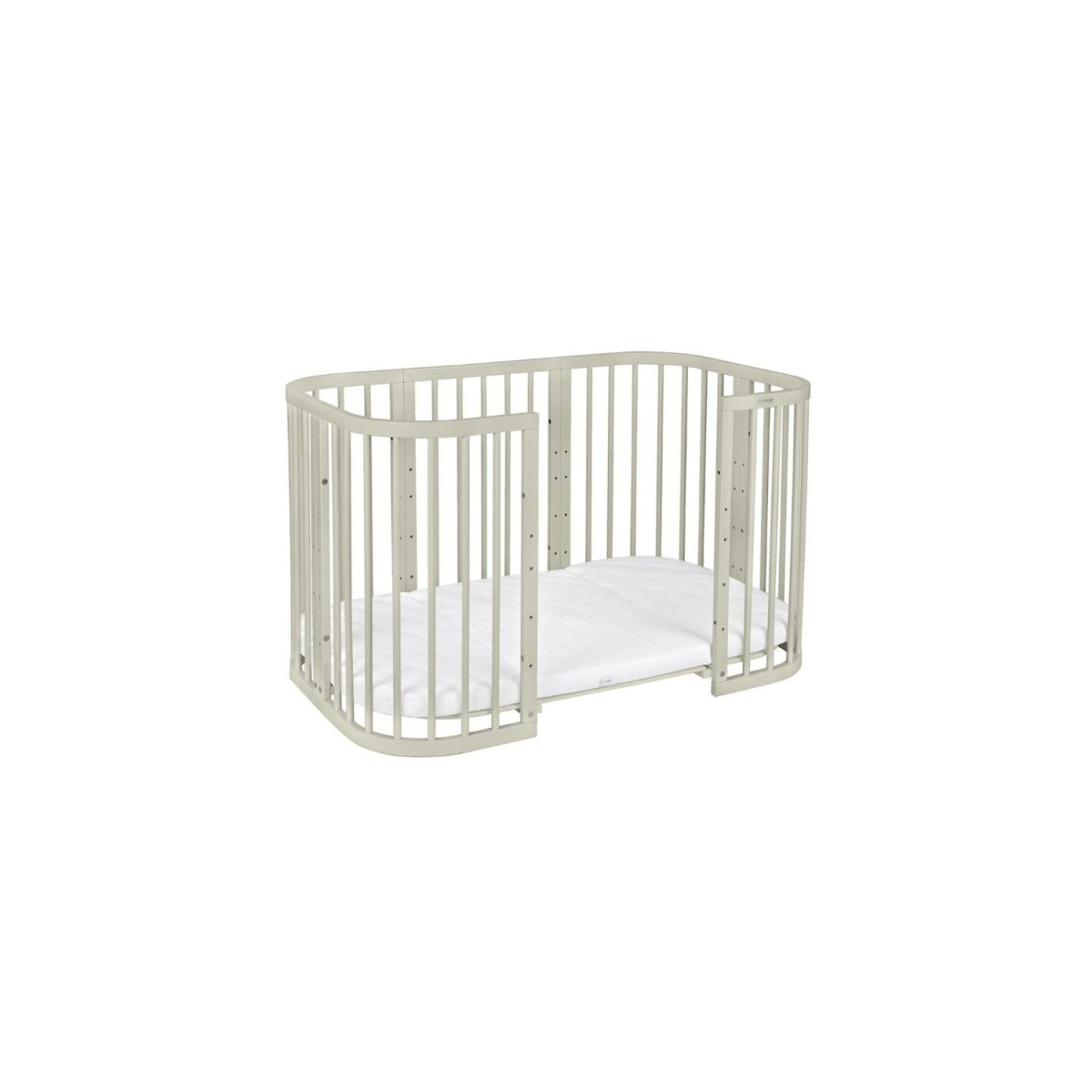 WALDIN ŁÓŻECZKO 7W1 KWADRATOWE OLIWKOWE