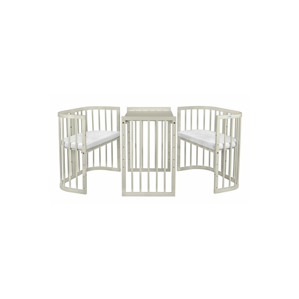 WALDIN ŁÓŻECZKO 7W1 KWADRATOWE OLIWKOWE