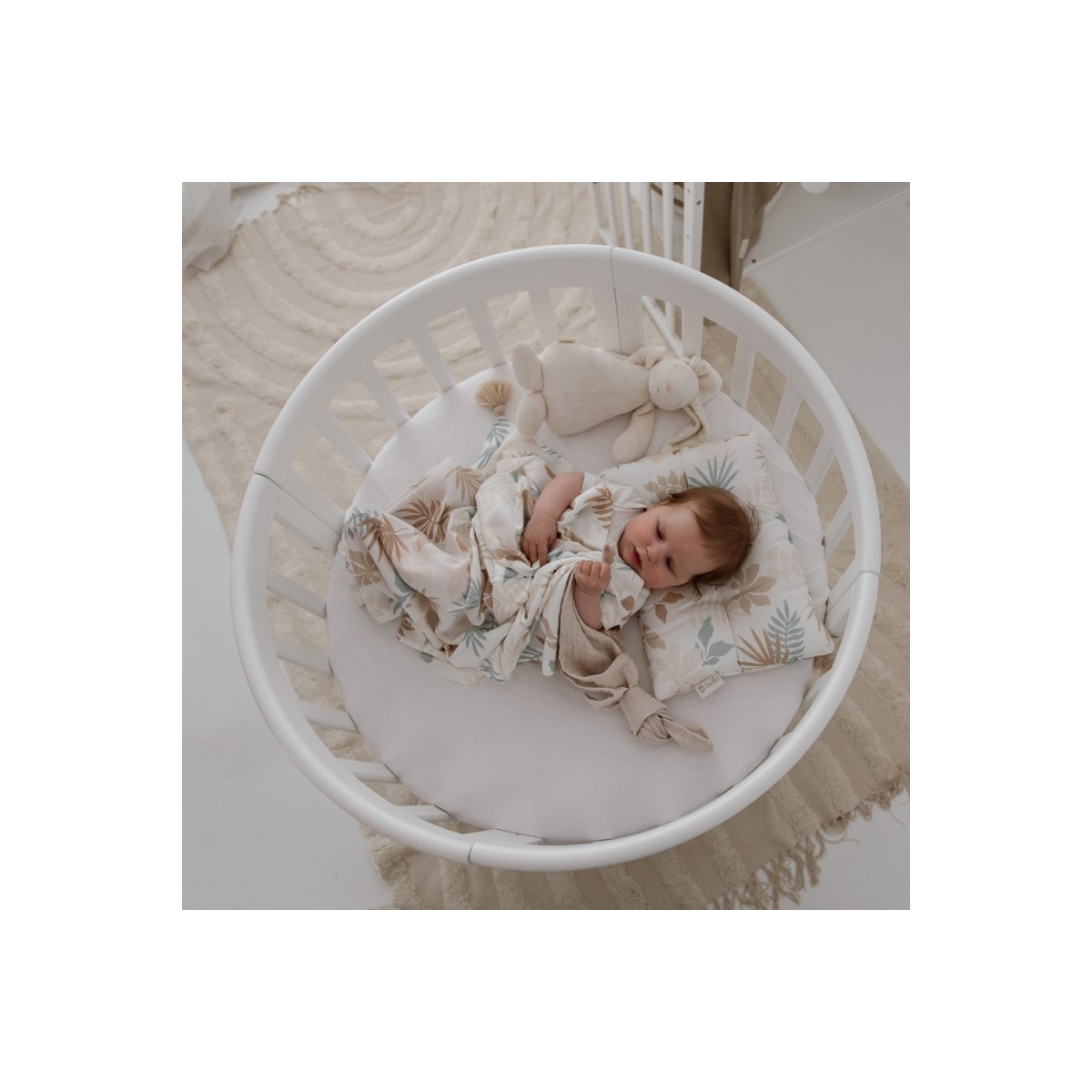 WALDIN ŁÓŻECZKO 7W1 OWALNE BIAŁE