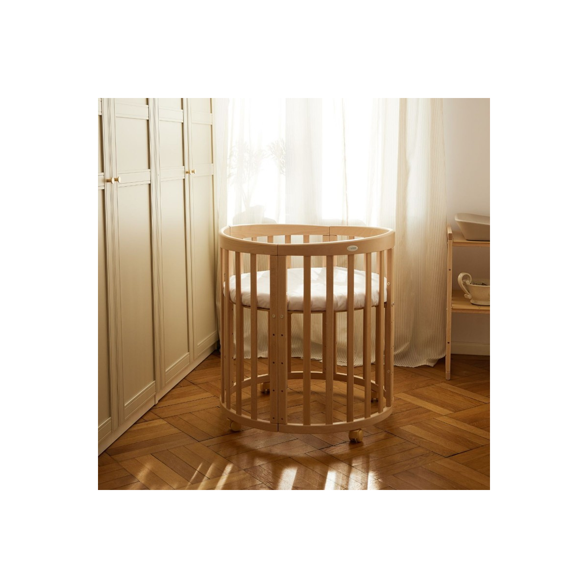 WALDIN ŁÓŻECZKO 7W1 OWALNE NATURAL