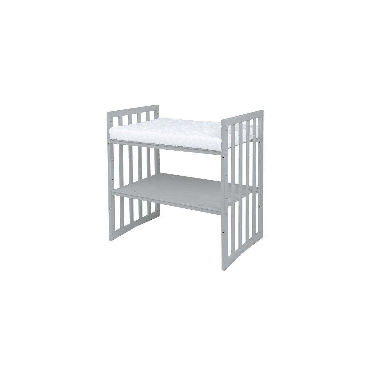 WALDIN ŁÓŻECZKO 7W1 OWALNE SZARE