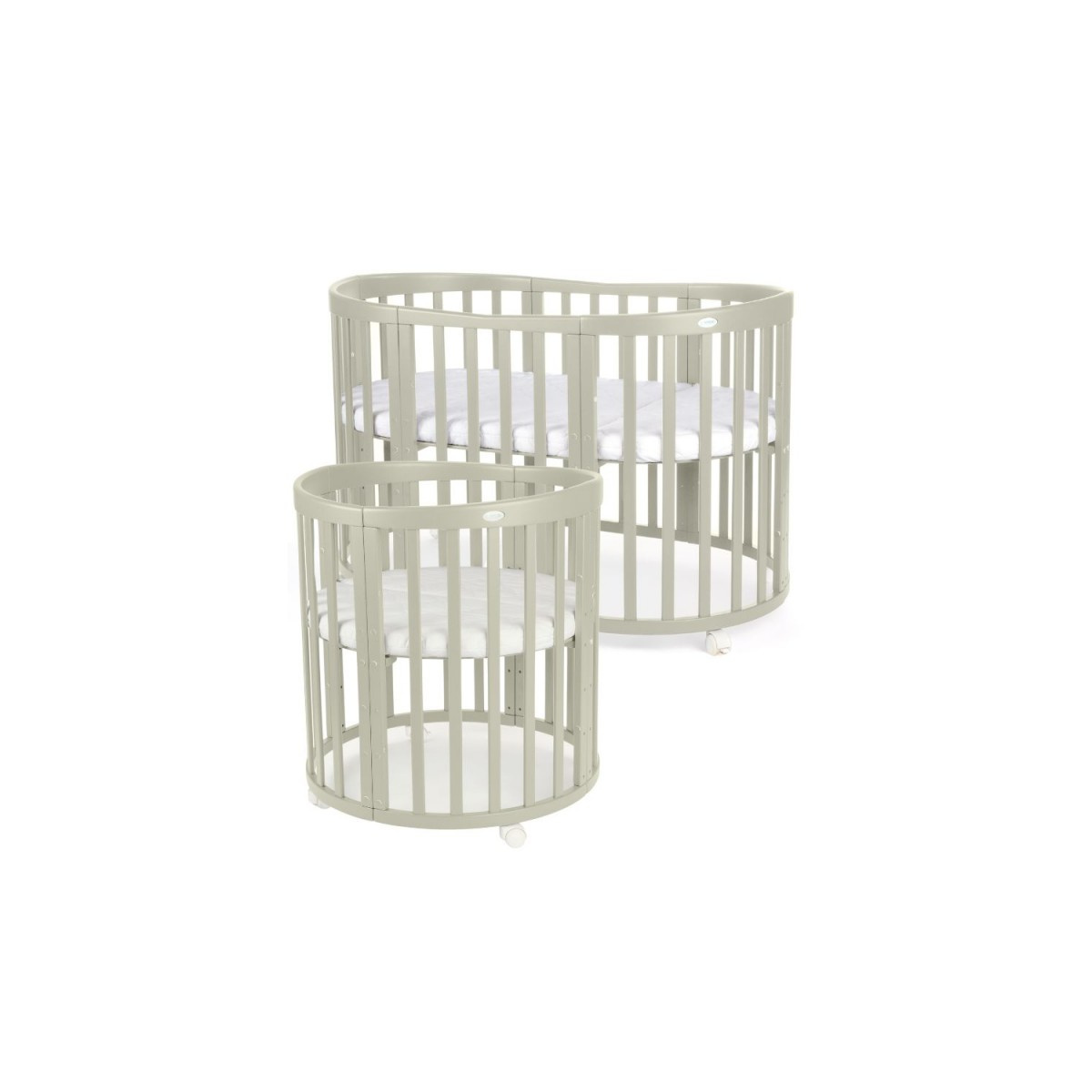 WALDIN ŁÓŻECZKO 7W1 OWALNE OLIWKOWE