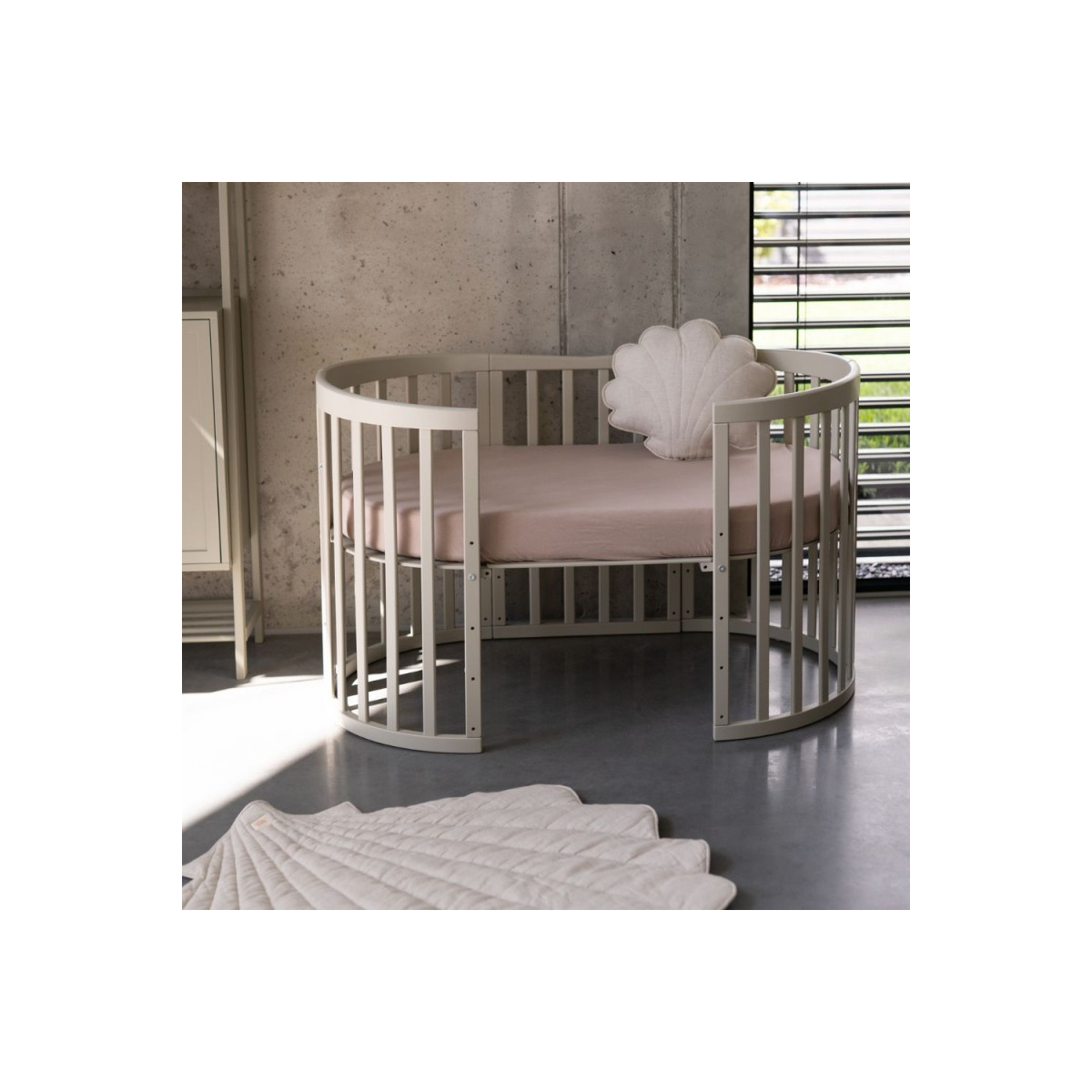 WALDIN ŁÓŻECZKO 7W1 OWALNE OLIWKOWE