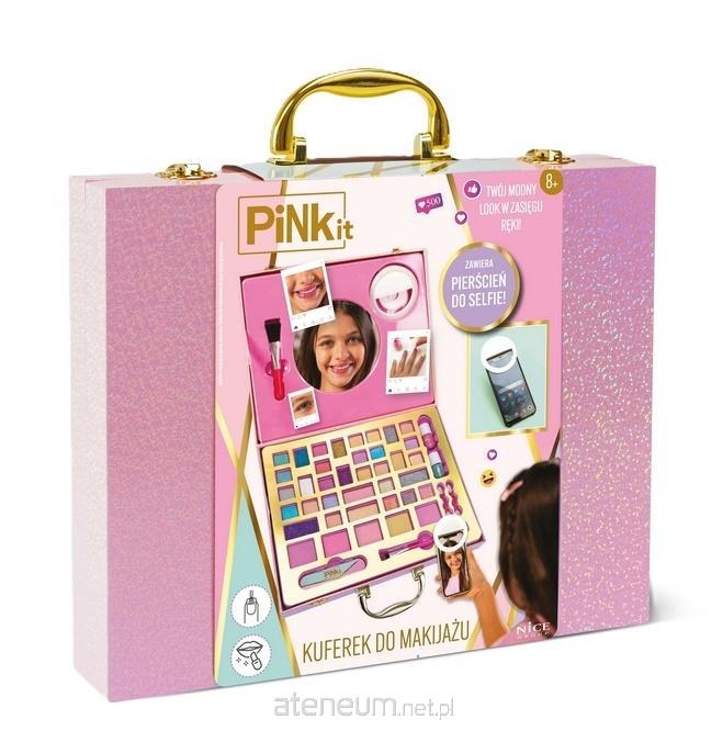 Pink It Kuferek do makijażu z pierścieniem selfie