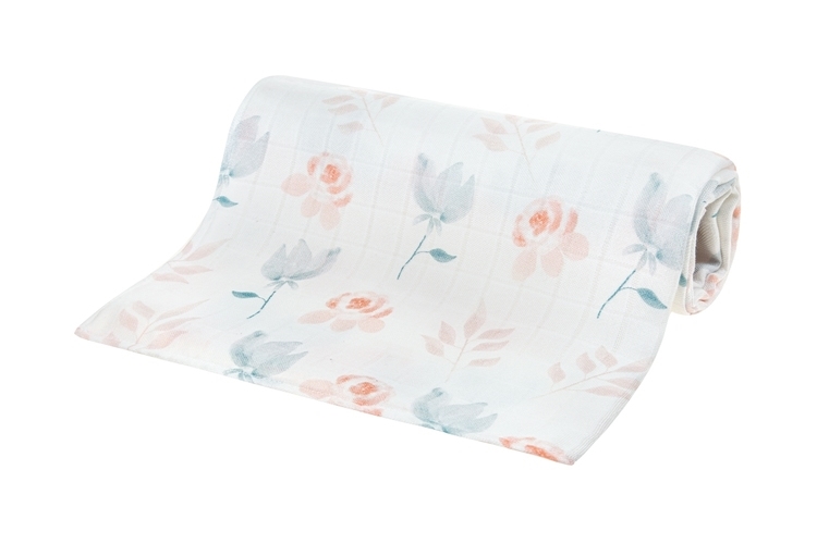 BOCIOLAND PIELUSZKA BAMBUSOWA 30X30 BELLFLOWERS