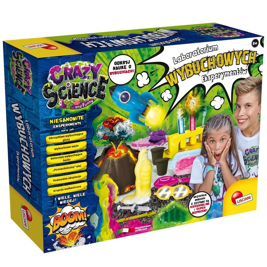 LISCIANI CRAZY SCIENCE LABORAT. WYBUCHOWYCH EKSPER