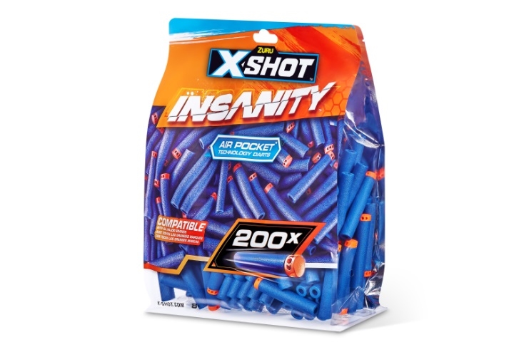 ZURU X-SHOT Insanity Zestaw 200strz 36624 28128