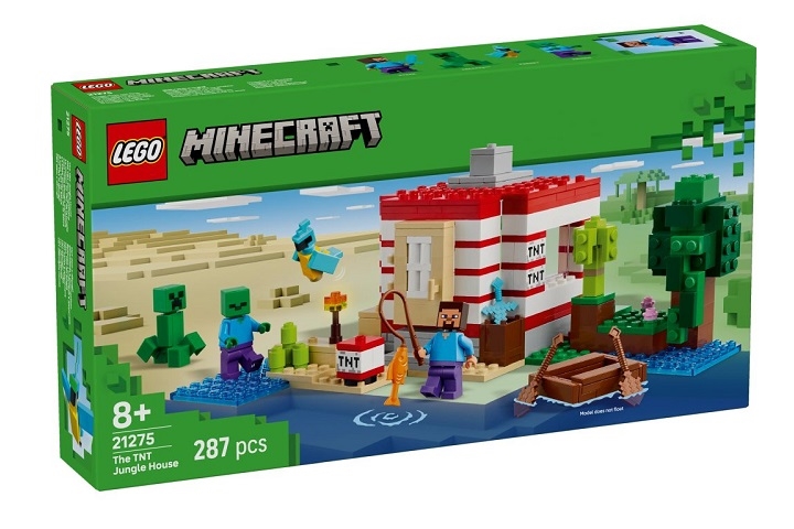 LEGO MINECRAFT Dom TNT w dżungli 21275