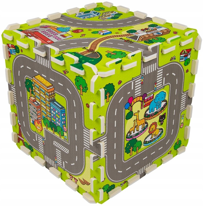 Mata puzzlowa 9elem.30x30 ulica 50190