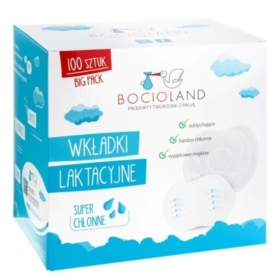 BOCIOLAND WKŁADKI LAKTACYJNE 100 SZTUK
