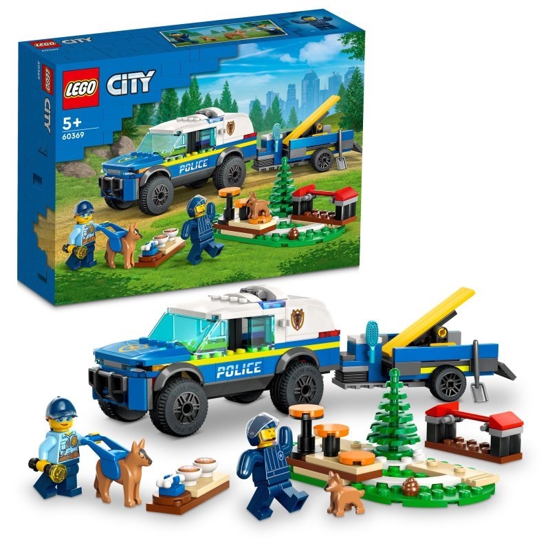 Klocki LEGO CITY Szkolenie Psów Policyjnych W Tere