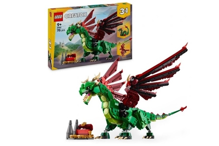 31161 LEGO CREATOR ŚREDNIOWIECZNY SMOK