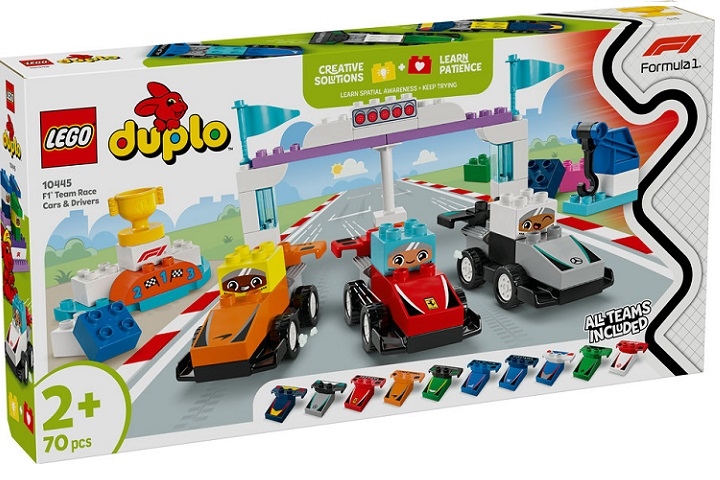 10445 LEGO DUPLO BOLIDY I KIEROWCY F1