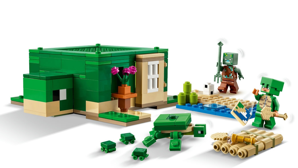 21254 LEGO MINECRAFT DOMEK NA PLAŻY ŻÓŁWI