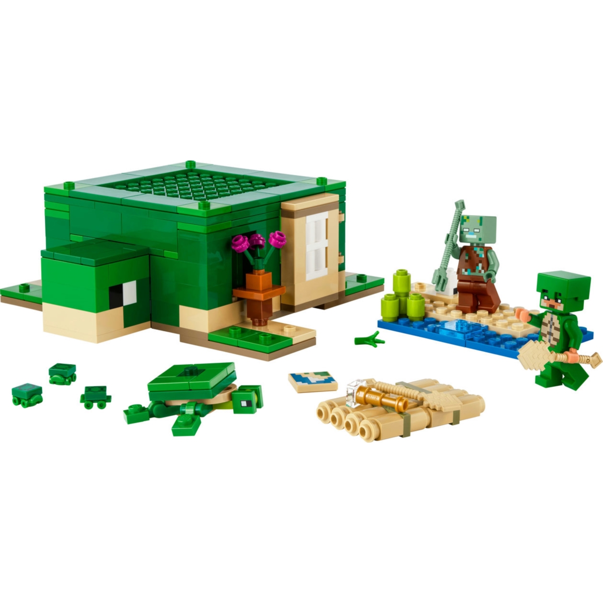 21254 LEGO MINECRAFT DOMEK NA PLAŻY ŻÓŁWI