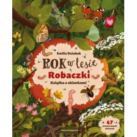 Rok w lesie Robaczki książka z okienkami 38507