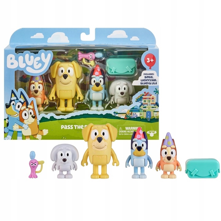 TMT BLUey figirka przesyłka 4pak BLU17558 75583