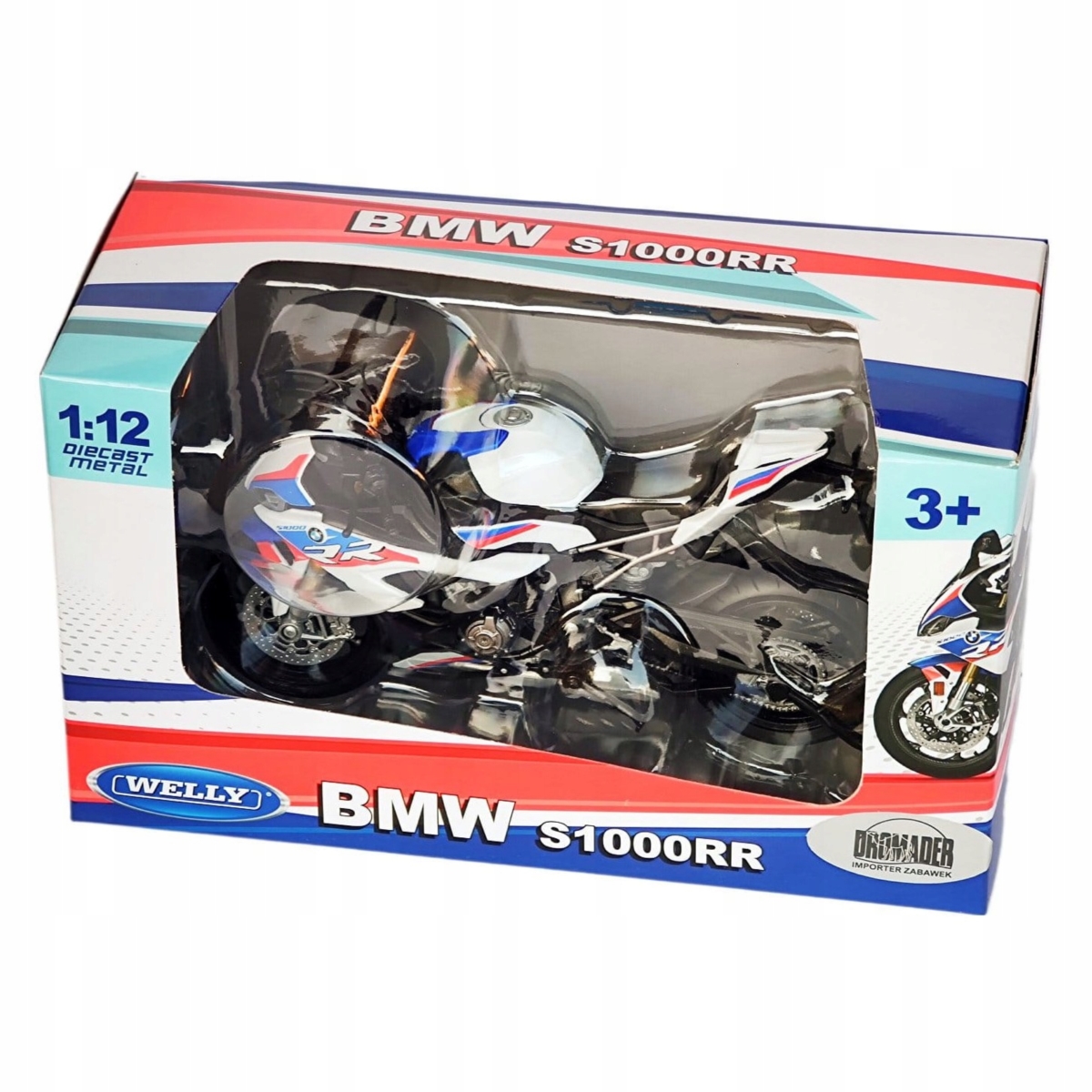 WELLY 1:12 motocykl BMW S1000RR 62107