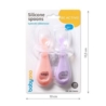 BABYONO ŁYŻKI SILIKONOWE 2 SZT 784/02