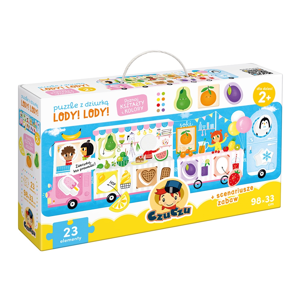 CzuCzu Puzzle z dziurką Lody! Lody! 90418