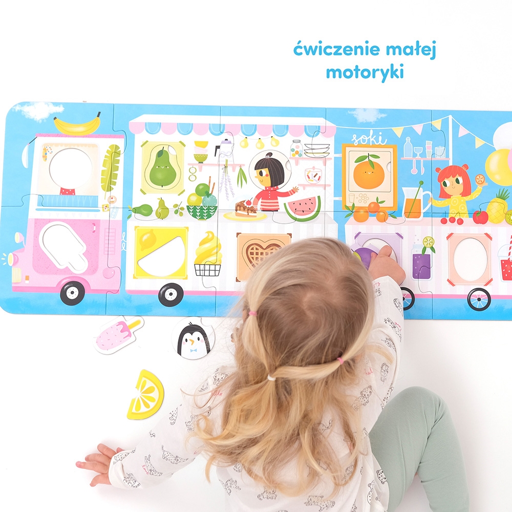 CzuCzu Puzzle z dziurką Lody! Lody! 90418