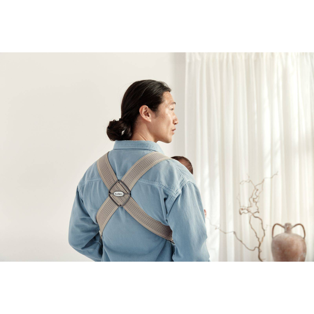 BABYBJORN NOSIDŁO MINI 3D MESH GREY BEIGE