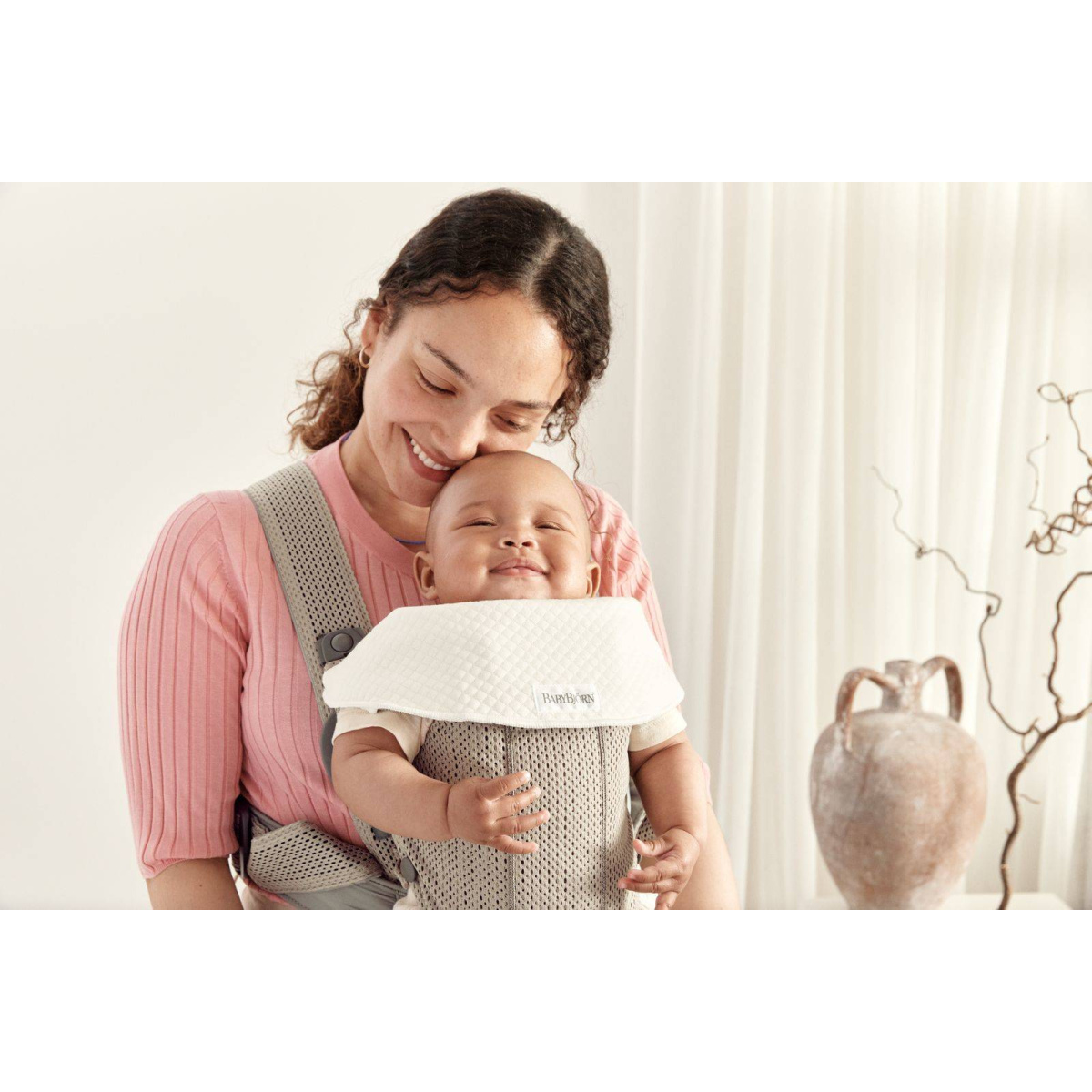 BABYBJORN NOSIDŁO MINI 3D MESH GREY BEIGE