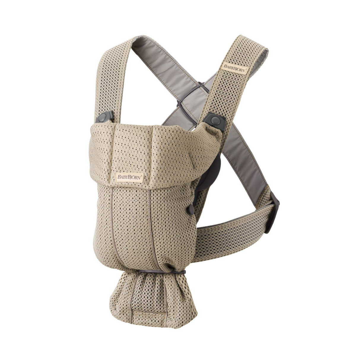 BABYBJORN NOSIDŁO MINI 3D MESH GREY BEIGE