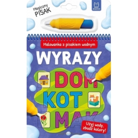 MALOWANKA Z PISAKIEM WODNYM . WYRAZY