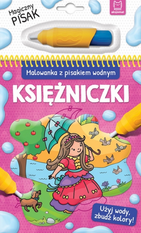 AKSJOMAT MALOWANKA Z PISAKIEM WODNYM KSIĘŻNICZKI