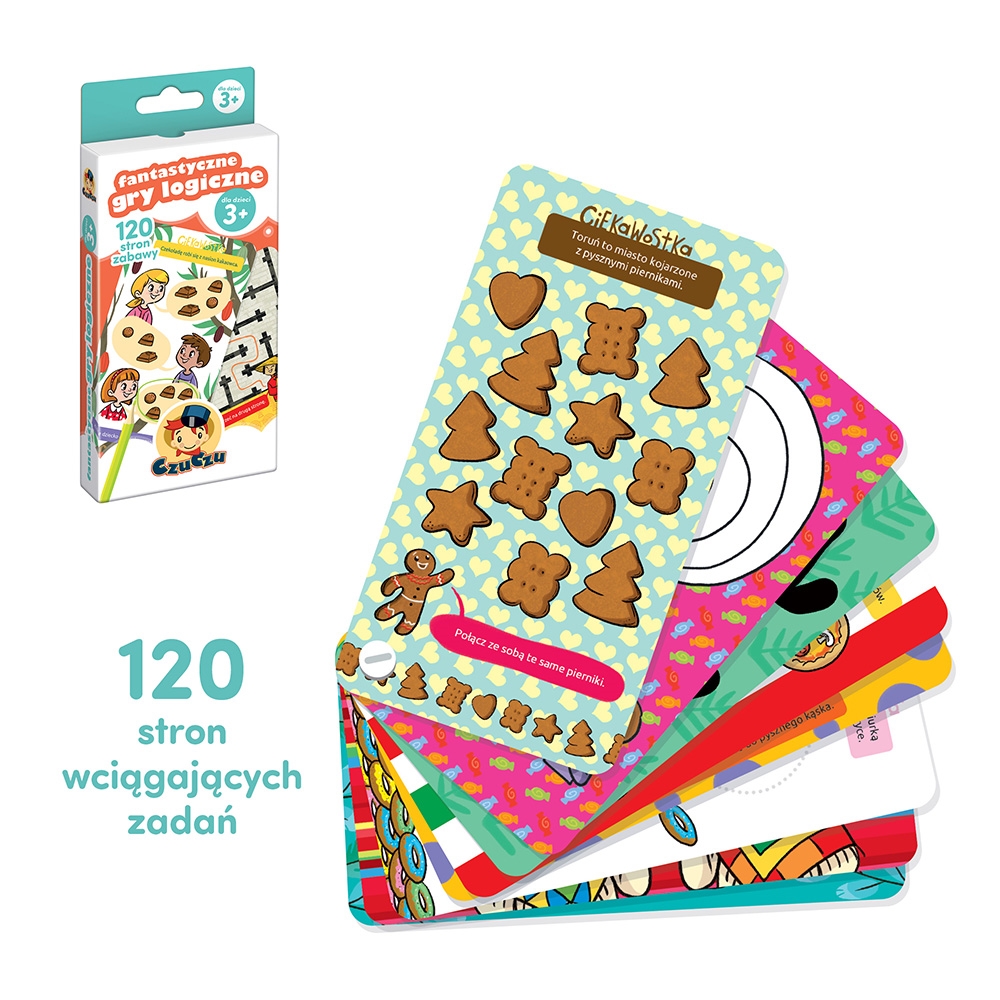 CZUCZU FANTASTYCZNE GRY LOGICZNE 3+